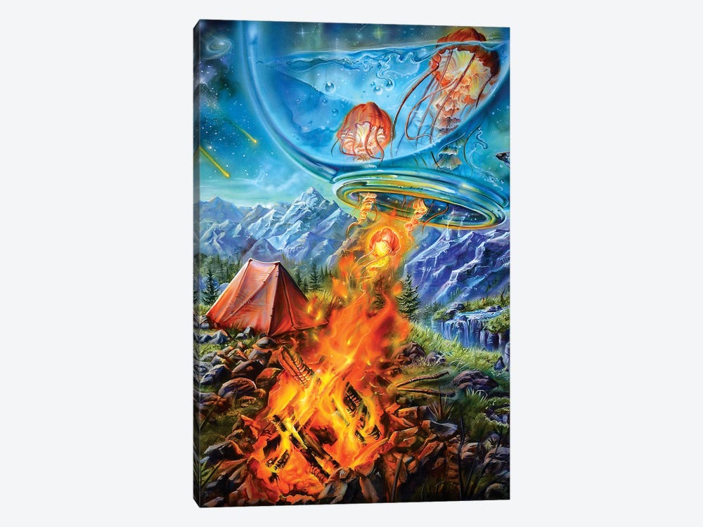 Camping Trip by Derek Turcotte 1-piece Canvas Art