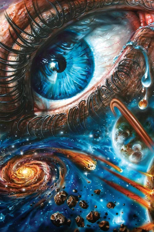Eye Cosmos 2.0 Canvas Art by Derek Turcotte | iCanvas