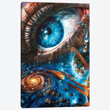 Eye Cosmos 2.0 Canvas Print #DET20} by Derek Turcotte Canvas Art Print