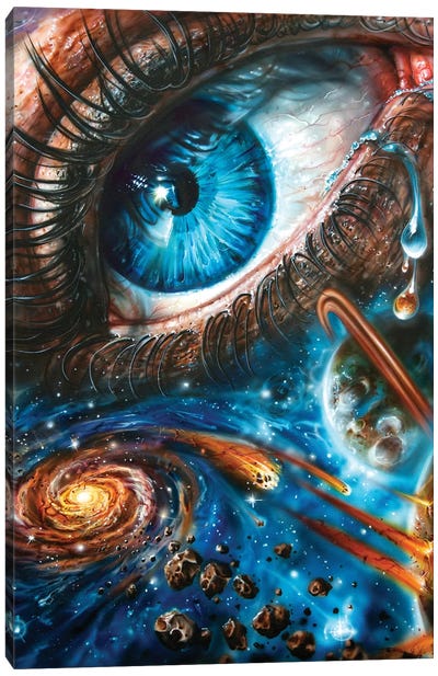 Eye Cosmos 2.0 Canvas Art Print - Derek Turcotte