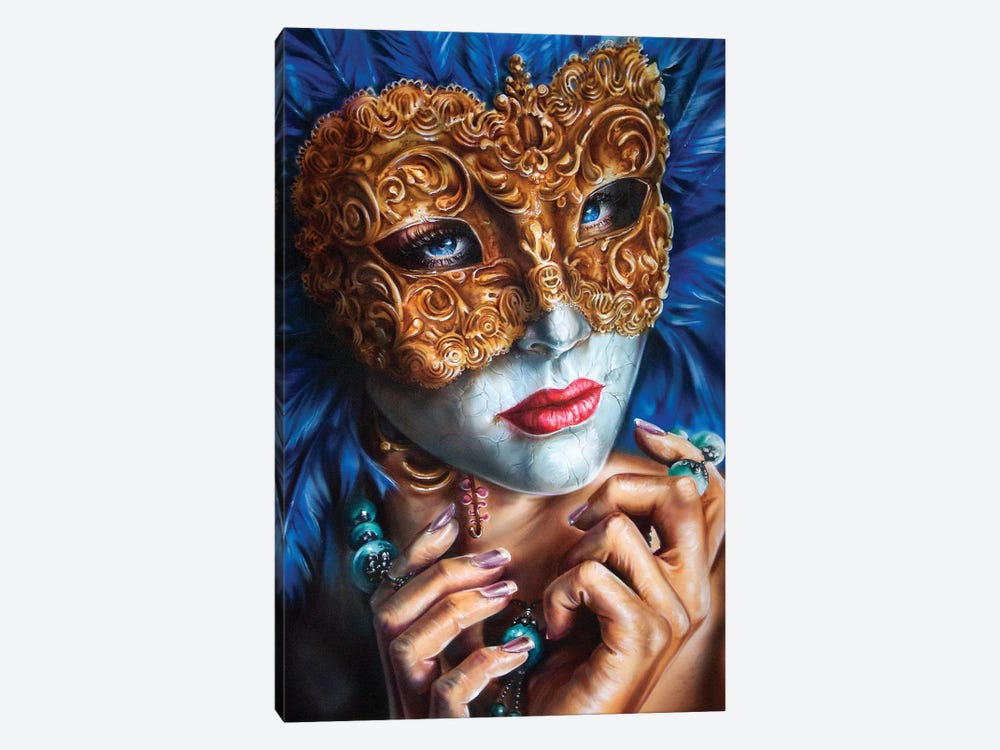Masquerade  by Derek Turcotte 1-piece Canvas Art