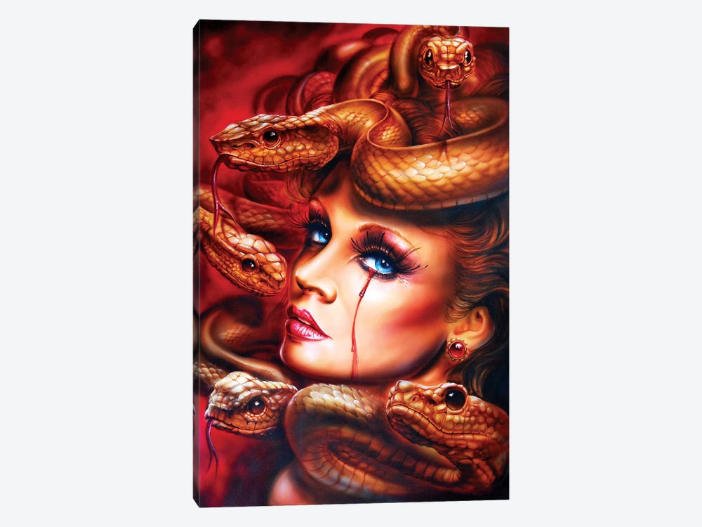 Medusa by Derek Turcotte 1-piece Canvas Print