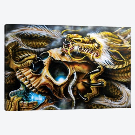 Quest Of The Golden Dragon Canvas Print #DET42} by Derek Turcotte Canvas Art Print