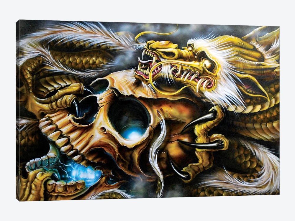 Quest Of The Golden Dragon by Derek Turcotte 1-piece Canvas Art Print