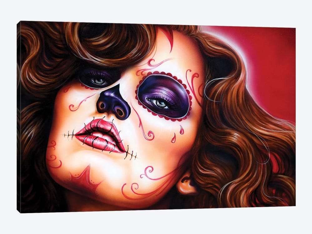 Skull Girls II by Derek Turcotte 1-piece Canvas Wall Art