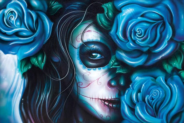 Pop Surrealism & Lowbrow: Skull Girls III by Derek Turcotte