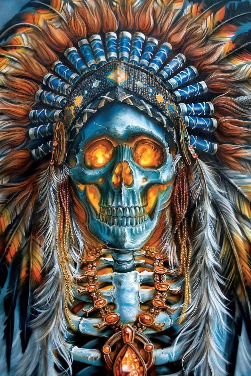 Warrior Chief by Derek Turcotte wall art
