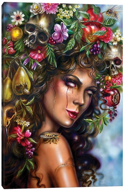 Fruit Girl - Aurumn Possession Canvas Art Print - Derek Turcotte