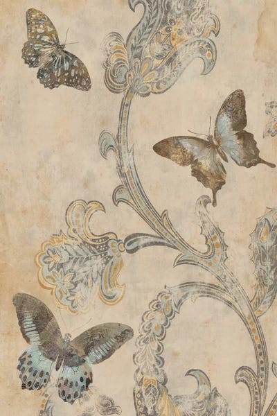Deborah Devellier: Papillion Decoratif I by Deborah Devellier