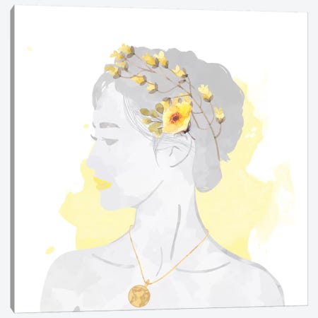 Blissful Goddess Canvas Print #DFC3} by 5by5collective Canvas Art Print