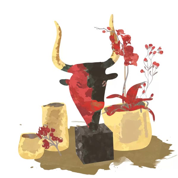 Bulls: Dipped In Gold by 5by5collective