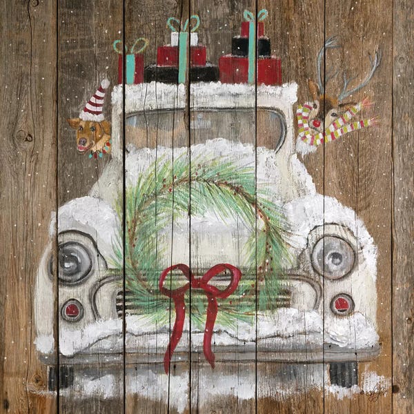 Vintage Christmas: Christmas Truck by Diane Fifer