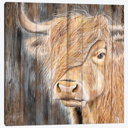 A Windy Day On The Farm Canvas Print #DFI23} by Diane Fifer Canvas Artwork