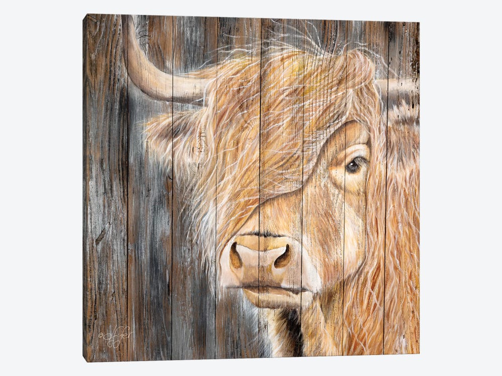 A Windy Day On The Farm by Diane Fifer 1-piece Canvas Artwork