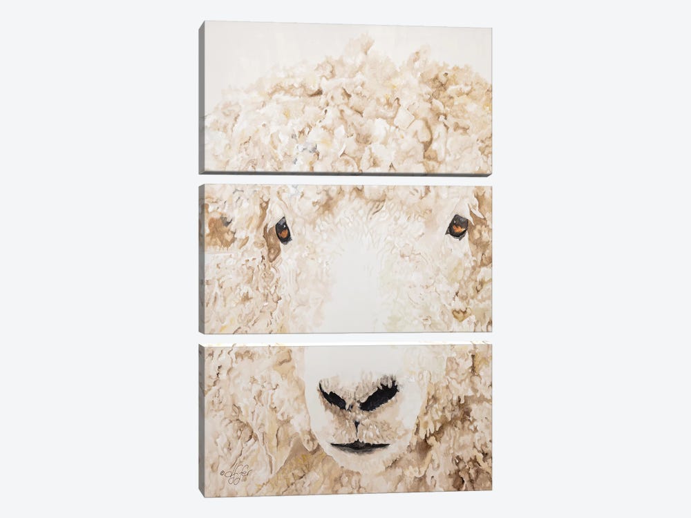 Woolly by Diane Fifer 3-piece Canvas Print