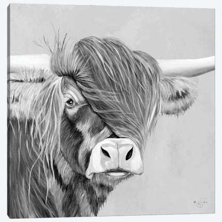 Shaggy Highland Canvas Print #DFI51} by Diane Fifer Canvas Print