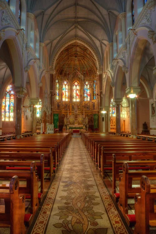 Nave & Altar, Church Of The Sacred Heart Of Jesus, County Roscommon, Connacht Province, Republic Of Ireland