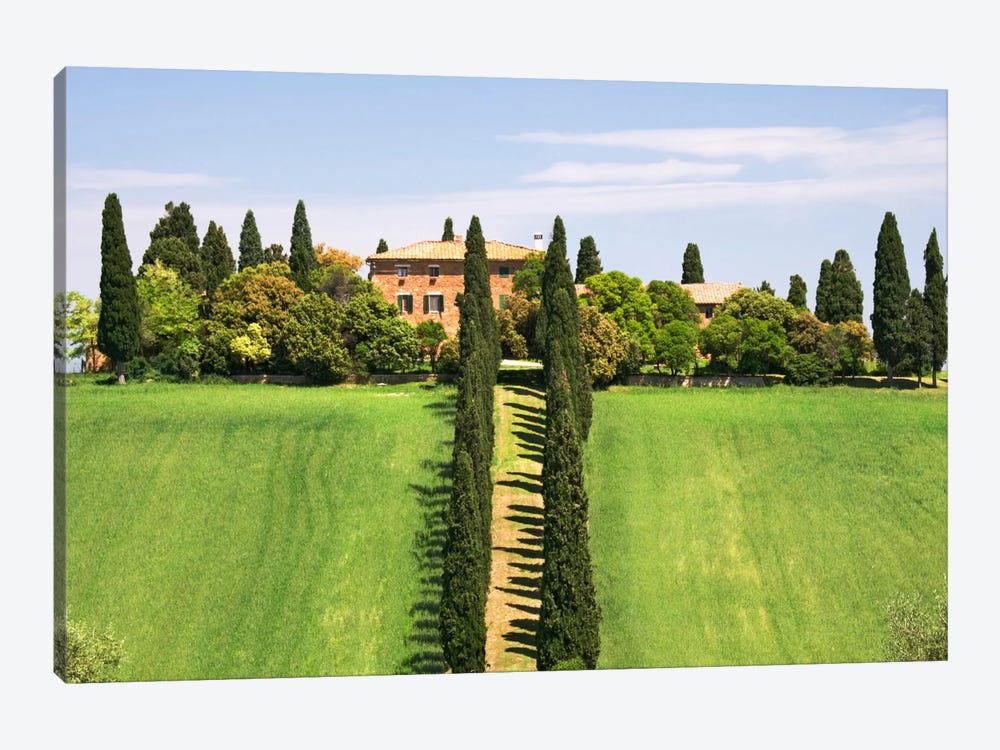 Country Estate, Val d'Orcia, Tuscany Region, Italy by Dennis Flaherty 1-piece Art Print