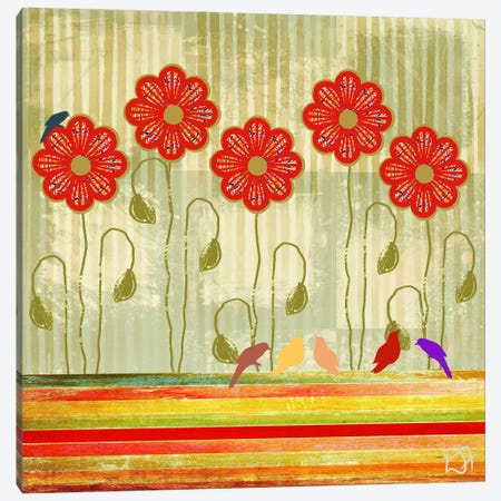 Flower Box Canvas Print #DFR20} by Darla Ferrara Canvas Art Print