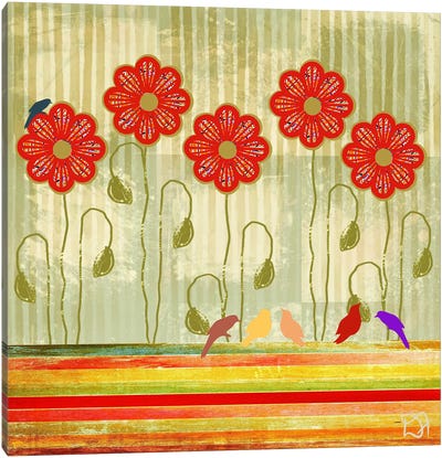 Flower Box Canvas Art Print - Darla Ferrara