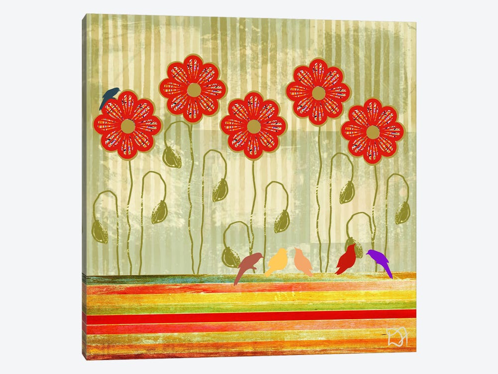 Flower Box by Darla Ferrara 1-piece Art Print