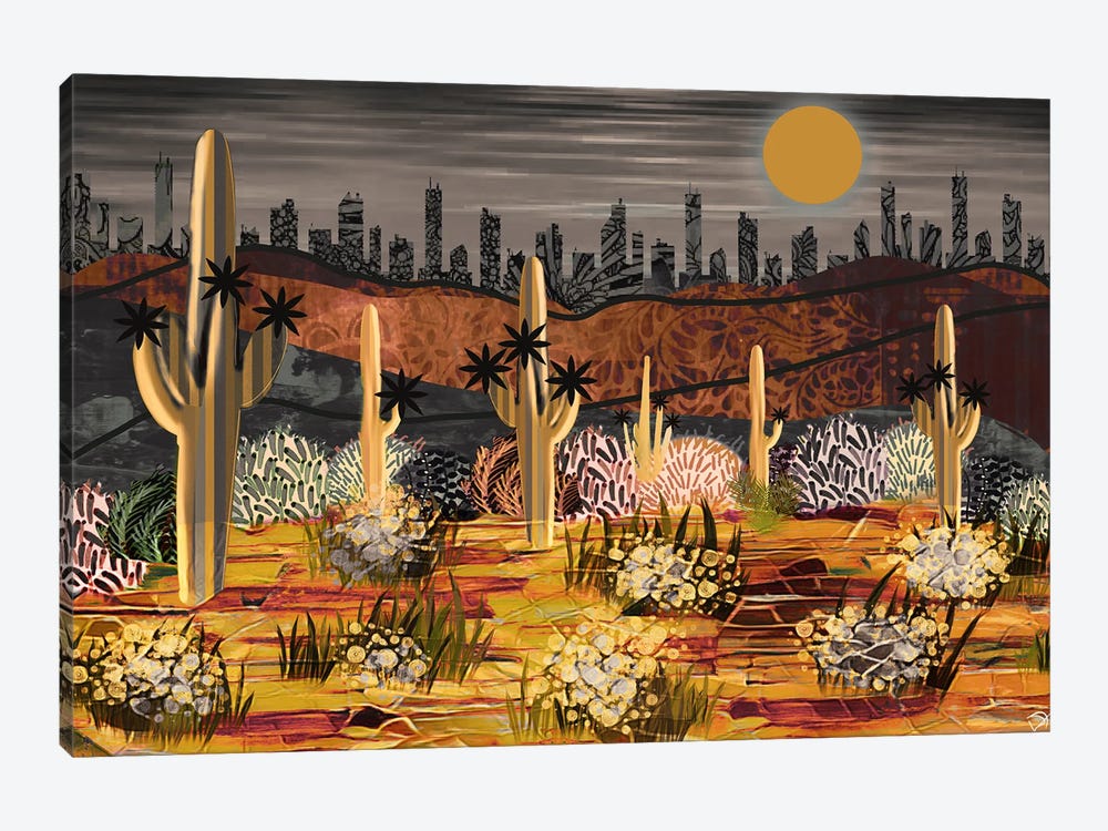 Night Desert by Darla Ferrara 1-piece Canvas Art Print