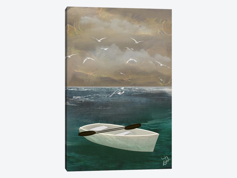 Seagulls by Darla Ferrara 1-piece Art Print