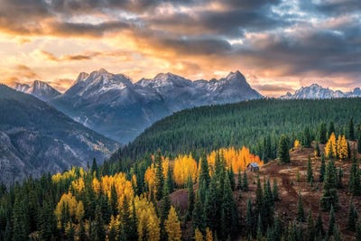 Daniel Forster - Canvas Prints: San Juan Mountain Autumn Sunrise - Colorado Fall Colors Landscape by Daniel Forster
