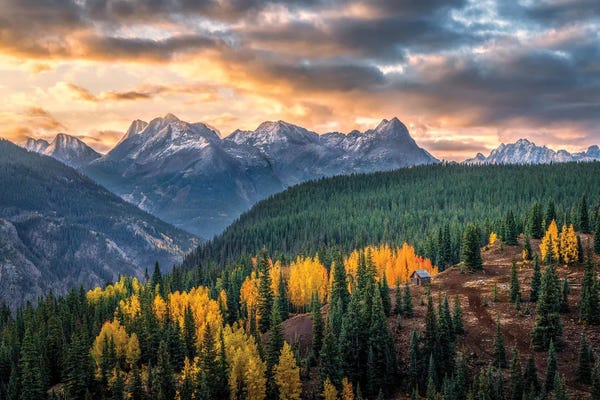 San Juan Mountain Autumn Sunrise - Colorado Fall Colors Landscape