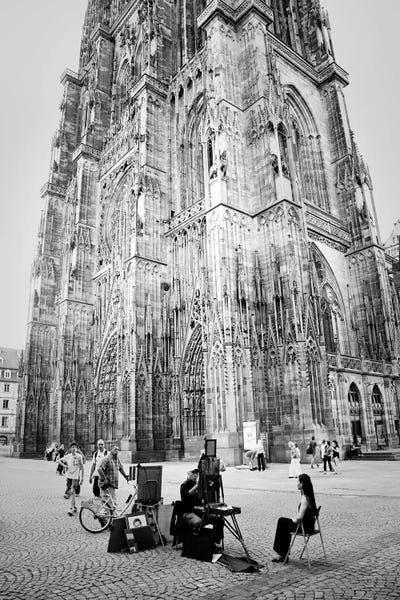 Cathedrale Notre Dame de Strasbourg by Dorit Fuhg canvas print