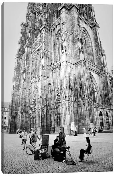 Cathedrale Notre Dame de Strasbourg Canvas Art Print - Dorit Fuhg