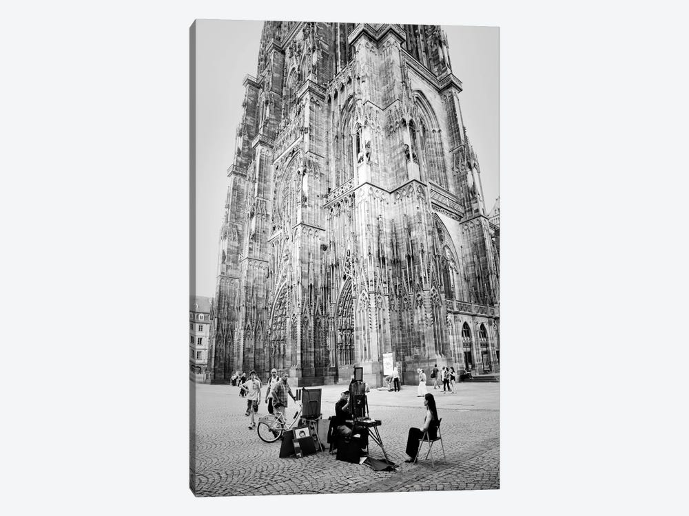 Cathedrale Notre Dame de Strasbourg by Dorit Fuhg 1-piece Canvas Artwork