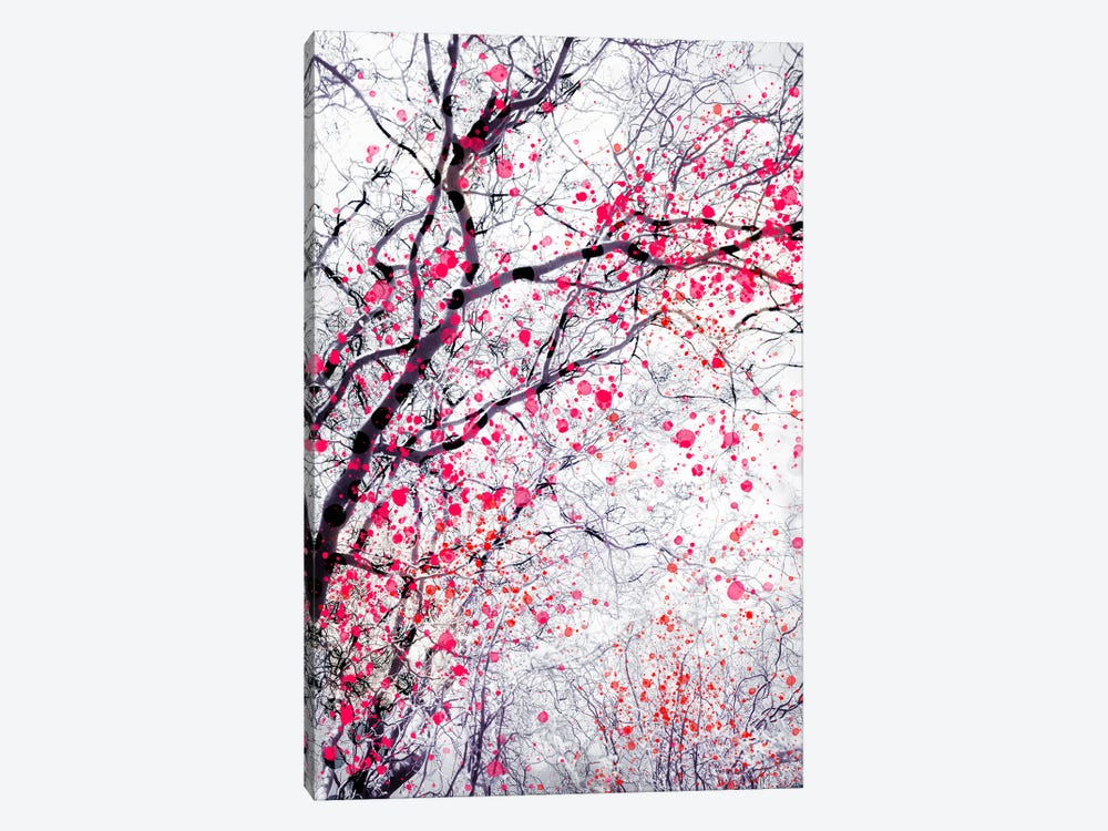 Fire Blossom Tree III by Dorit Fuhg 1-piece Canvas Artwork