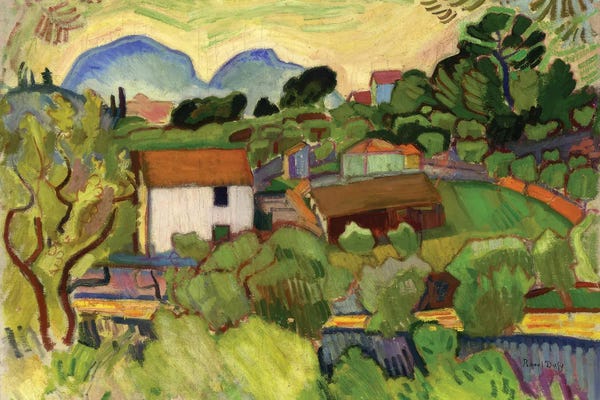 Villages & Towns: The River by Raoul Dufy