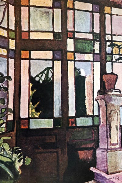 Window With Coloured Glasses by Raoul Dufy canvas print