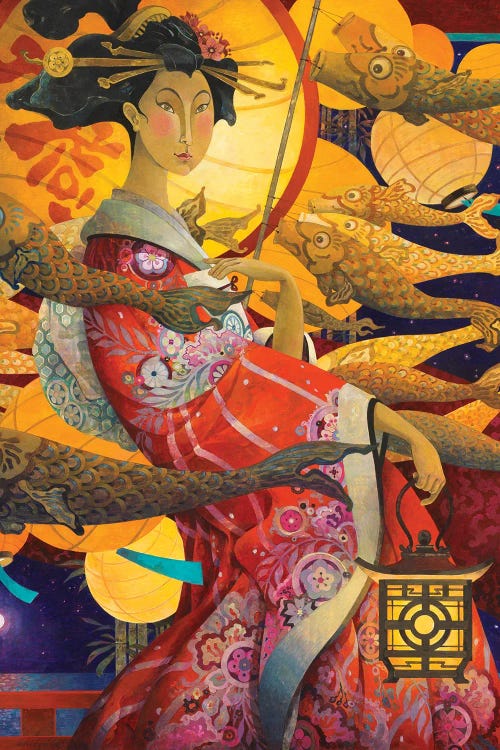 The Evening Stroll by David Galchutt wall art