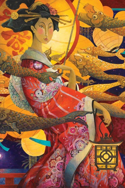 Koi: The Evening Stroll by David Galchutt