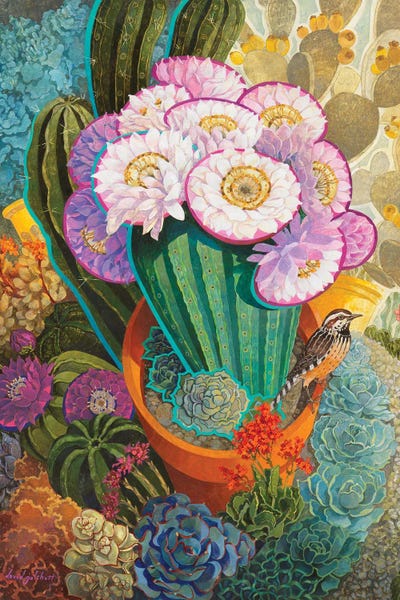 Fine Art Print: The Prickly Garden by David Galchutt