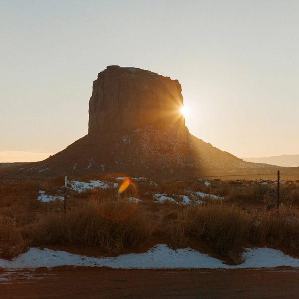 Daniel Garcia: Monument Sunset by Daniel Garcia