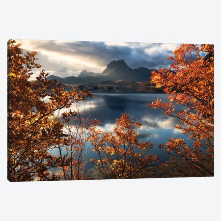 A Fall Morning On The Lofoten Islands Canvas Print #DGG104} by Daniel Gastager Canvas Wall Art