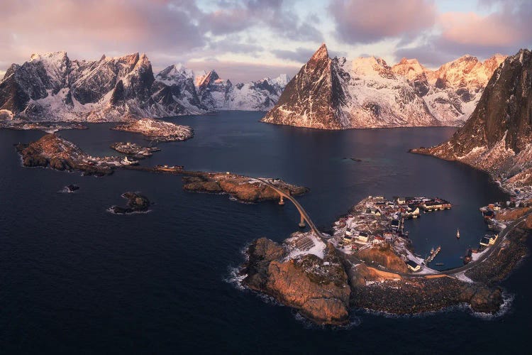 Hamnoy Panorama From Above