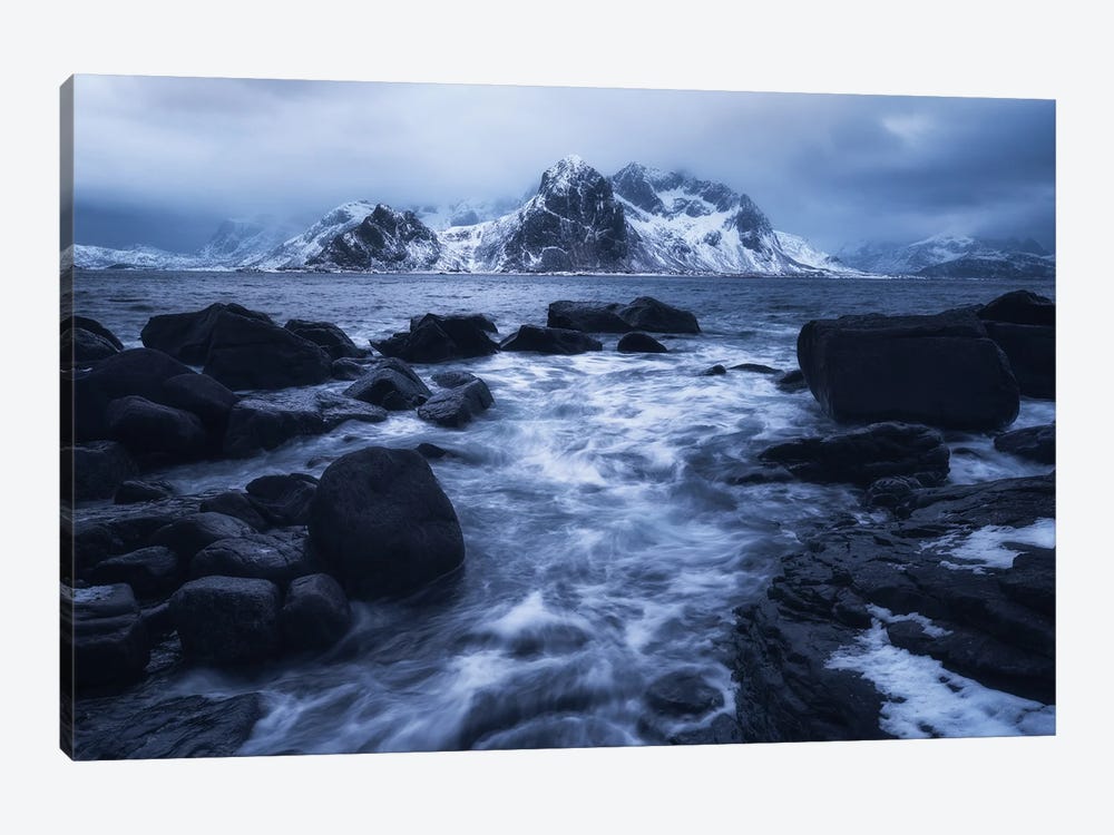 Moody Flakstad Coast On Lofoten by Daniel Gastager 1-piece Art Print
