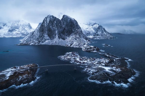 Daniel Gastager: Moody Hamnoy From Above by Daniel Gastager
