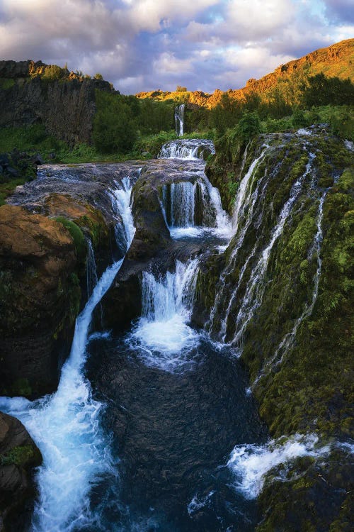 Waterfall Paradise In Iceland