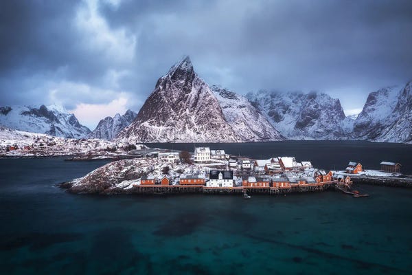 Norway: Winter Dawn In Sakrisoy by Daniel Gastager