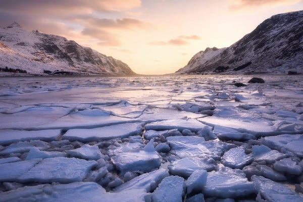 Norway: A Frosty Winter Afternoon On The Lofoten Islands by Daniel Gastager