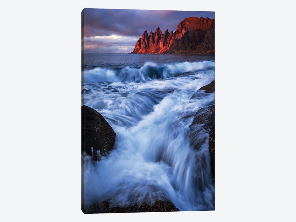 Sunset At The Coast Of Senja Island by Daniel Gastager 1-piece Art Print