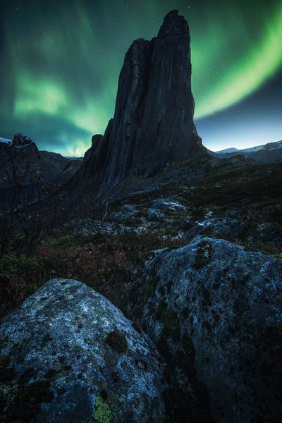 Northern Light On Senja Island by Daniel Gastager canvas print