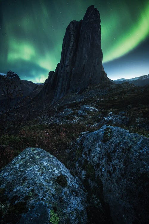 Northern Light On Senja Island