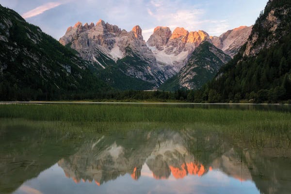Trentino-South Tyrol: Summer Sunrise At Lago Di Landro by Daniel Gastager